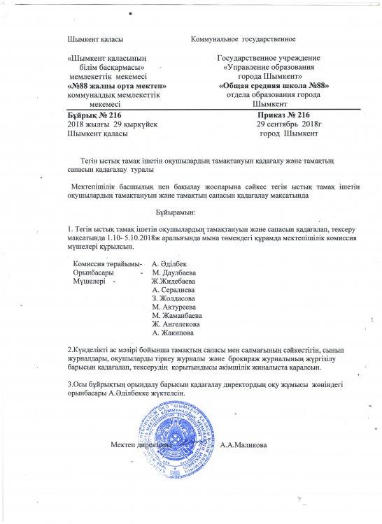 Ыстық тамақ мониторингі